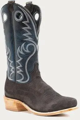 Hyer Men's Charcoal Roughout Mccune Western Boot 1