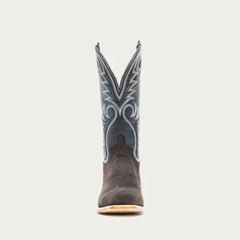 Hyer Men's Charcoal Roughout Mccune Western Boot 6