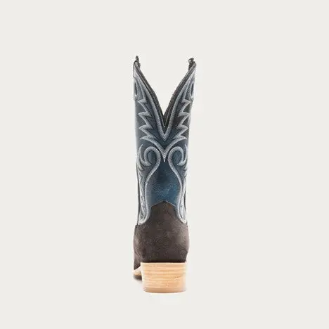 Hyer Men's Charcoal Roughout Mccune Western Boot 7