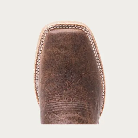 Hyer Men's Tan And Grey Bucklin Western Boot 2