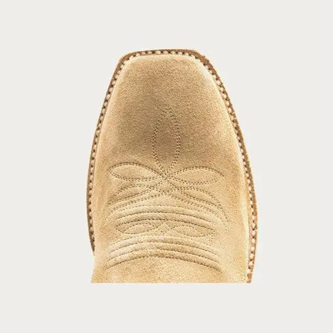 Hyer Women's Iced Mint And Sand Roughout Rose Hill Western Boot 2