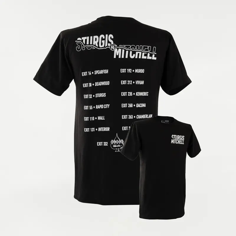 I-90 Sturgis Rally Route T-Shirt 1