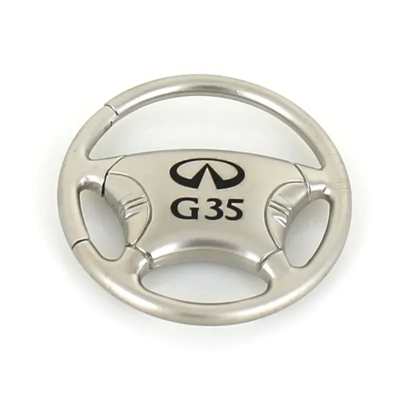 Infiniti G35 Steering Wheel Keychain (Chrome) 1