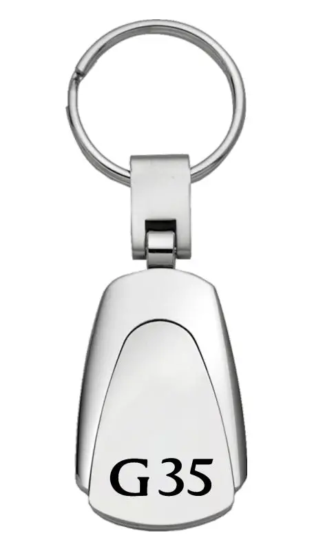 Infiniti G35 Tear Drop Key Ring (Silver) 1