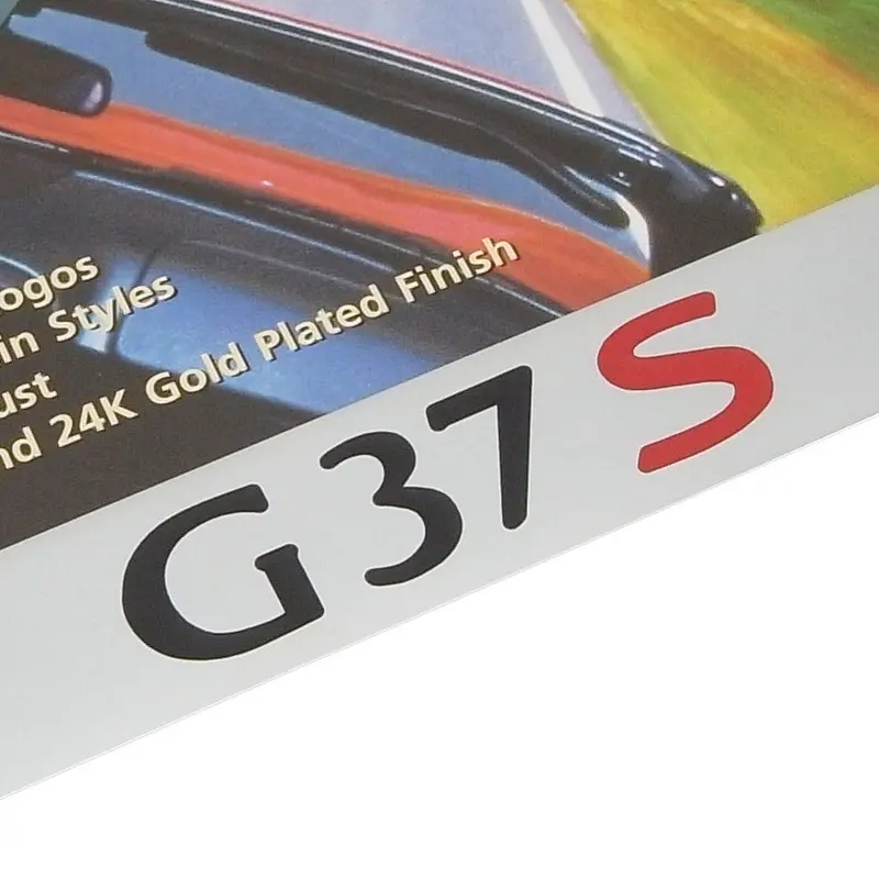 Infiniti G37 S License Plate Frame (Chrome) 2