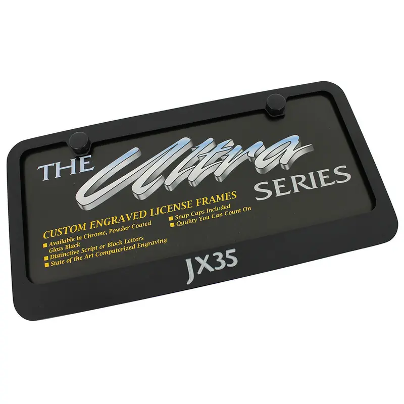 Infiniti Jx35 License Plate Frame (Black) 1
