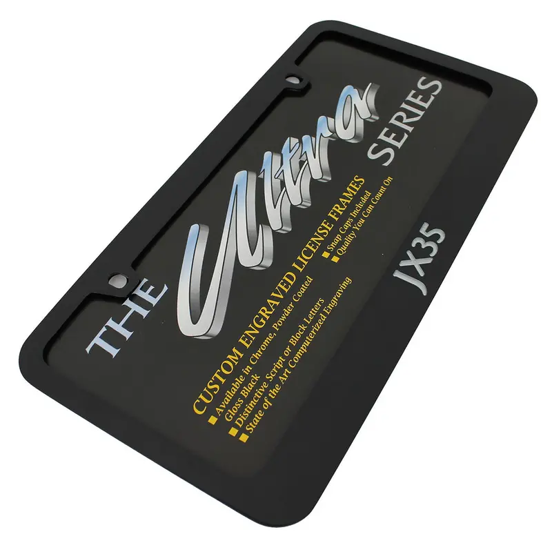 Infiniti Jx35 License Plate Frame (Black) 2
