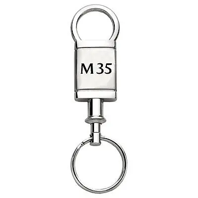 Infiniti M35 Satin Chrome Valet Key Chain (Silver) 1