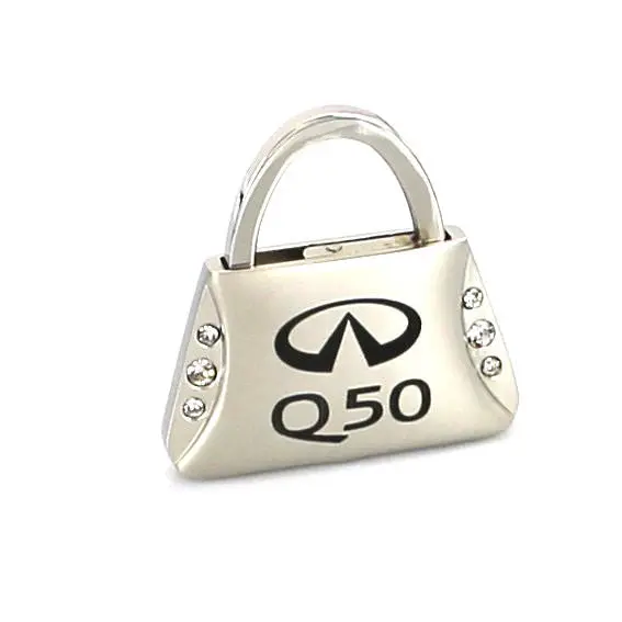Infiniti Q50 Purse Shape Key Chain(Chrome) 1