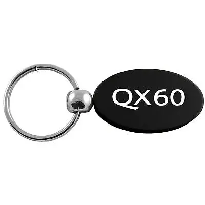 Infiniti Qx60 Oval Key Ring (Black) 1