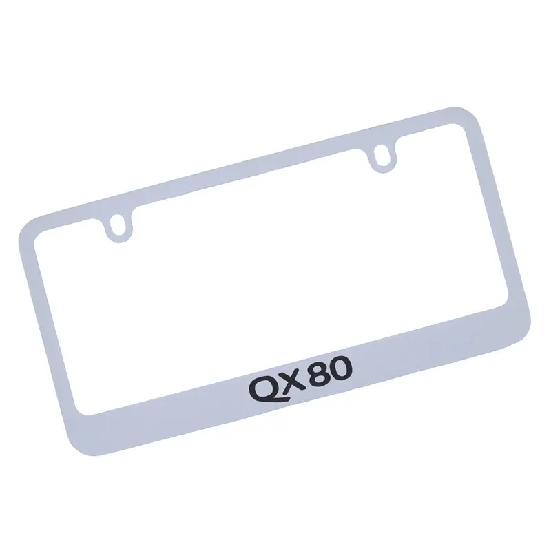 Infiniti Qx80 License Plate Frame (Chrome) 1