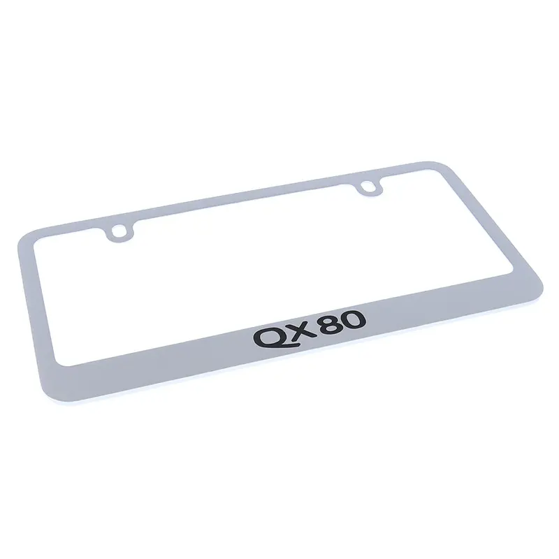 Infiniti Qx80 License Plate Frame (Chrome) 2