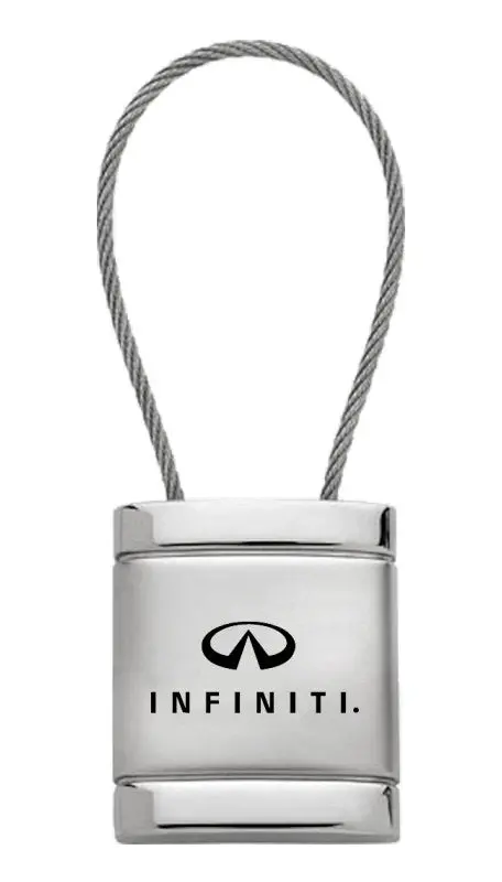 Infiniti Satin Cable Keychain (Silver) 1