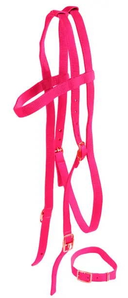 Jacks Nylon Thoroughbred Race Bridle 5