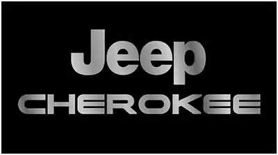 Jeep Cherokee Lazer-Tag Acrylic License Plate (Black) 1