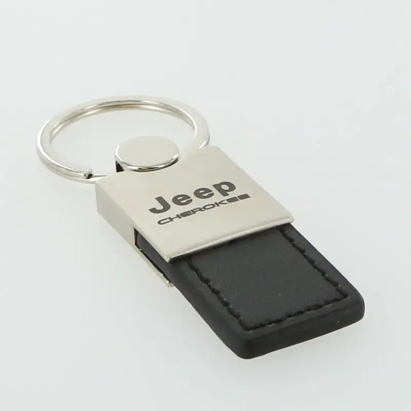Jeep Cherokee Leather Key Ring 2