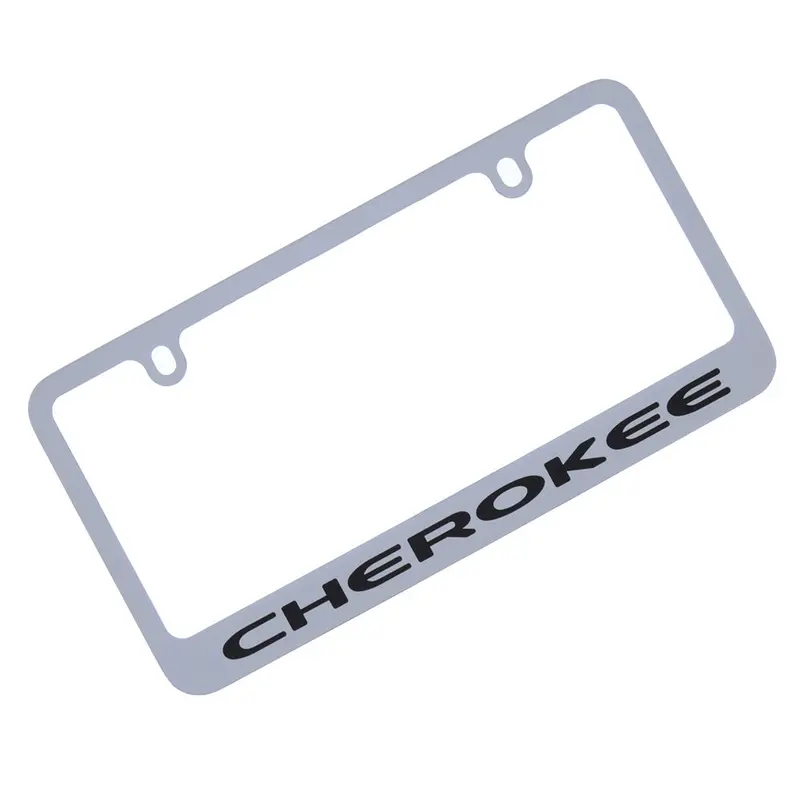 Jeep Cherokee License Plate Frame (Chrome) 1