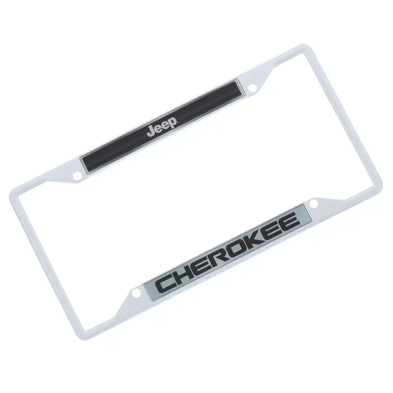 Jeep Cherokee License Plate Frame (Chrome) 1