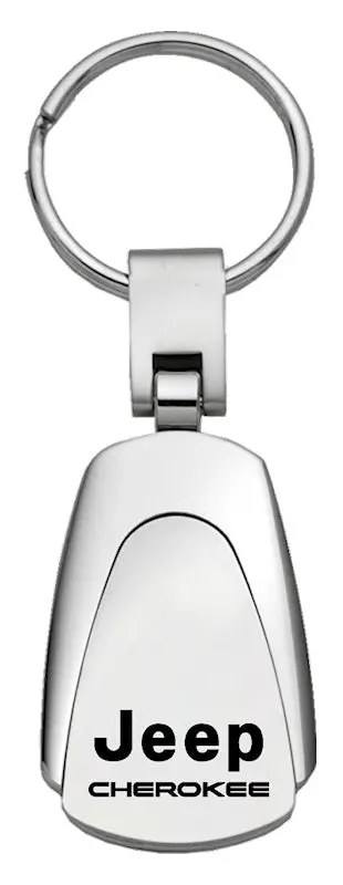 Jeep Cherokee Tear Drop Keychain 1
