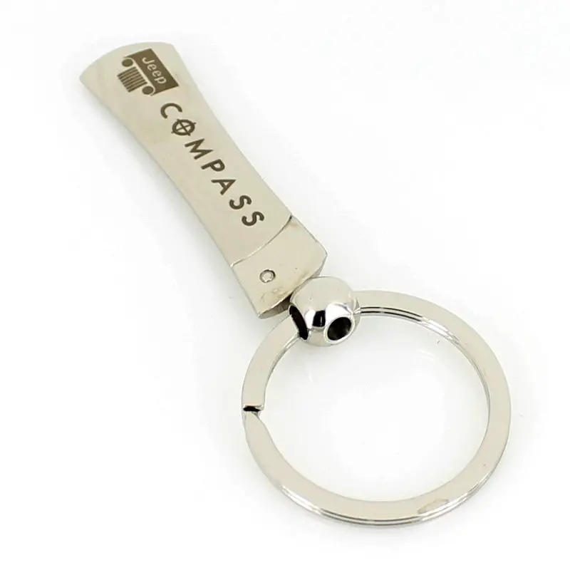 Jeep Compass Blade Key Chain (Chrome) 2