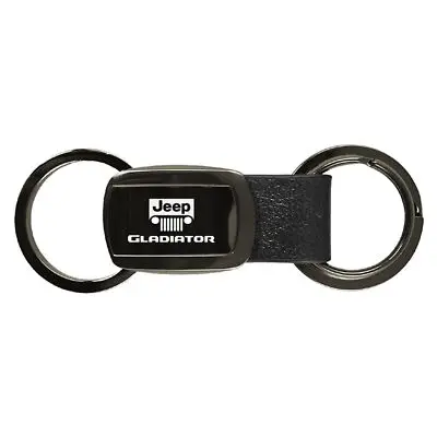 Jeep Gladiator Double Valet Key Chain (Gun Metal) 1