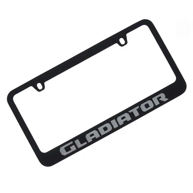 Jeep Gladiator License Plate Frame (Black) 1