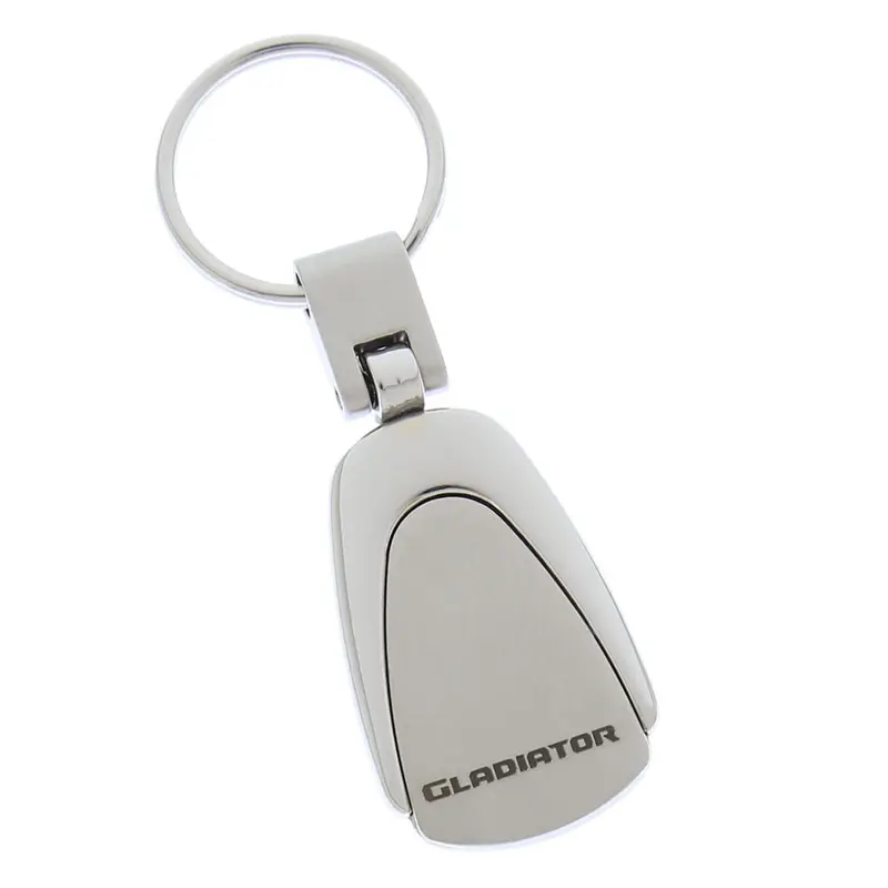 Jeep Gladiator Tear Drop Key Chain (Chrome) 1