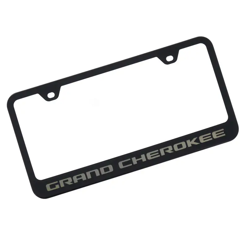 Jeep Grand Cherokee License Plate Frame (Black) 1