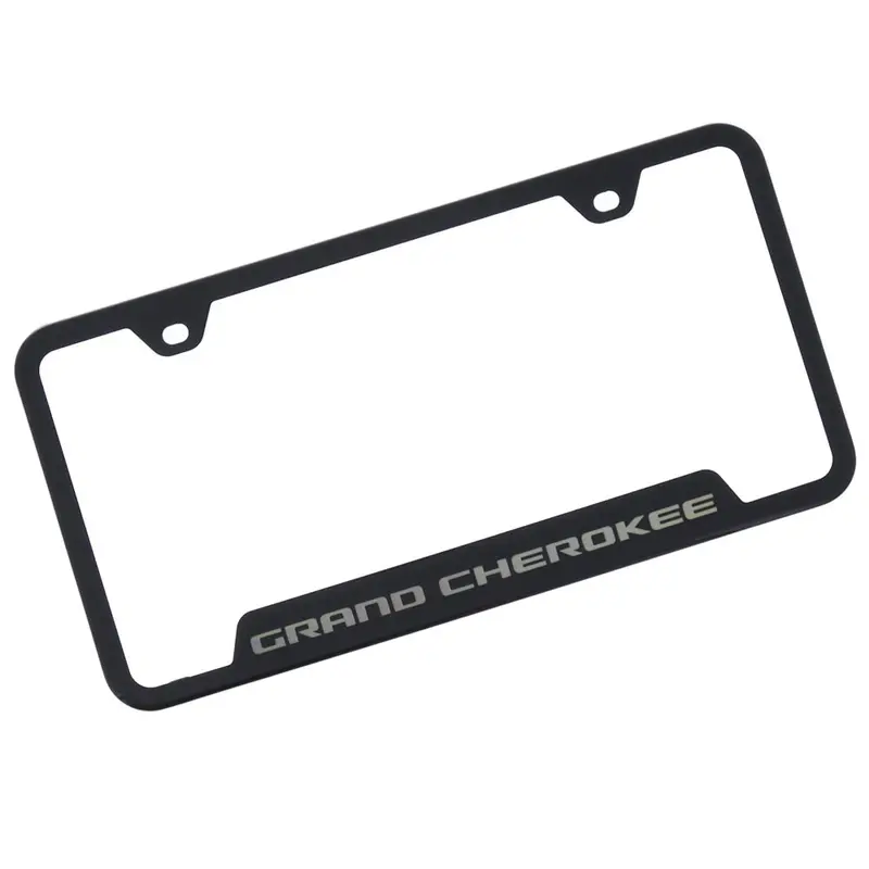 Jeep Grand Cherokee License Plate Frame (Black) 1