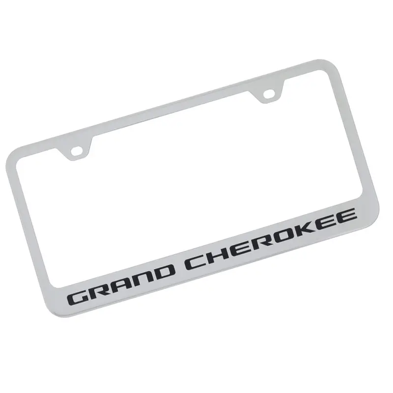 Jeep Grand Cherokee License Plate Frame (Chrome) 1