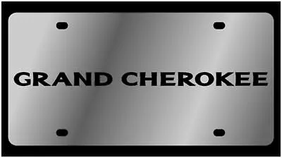 Jeep Grand Cherokee Stainless Steel License Plate (Silver) 1