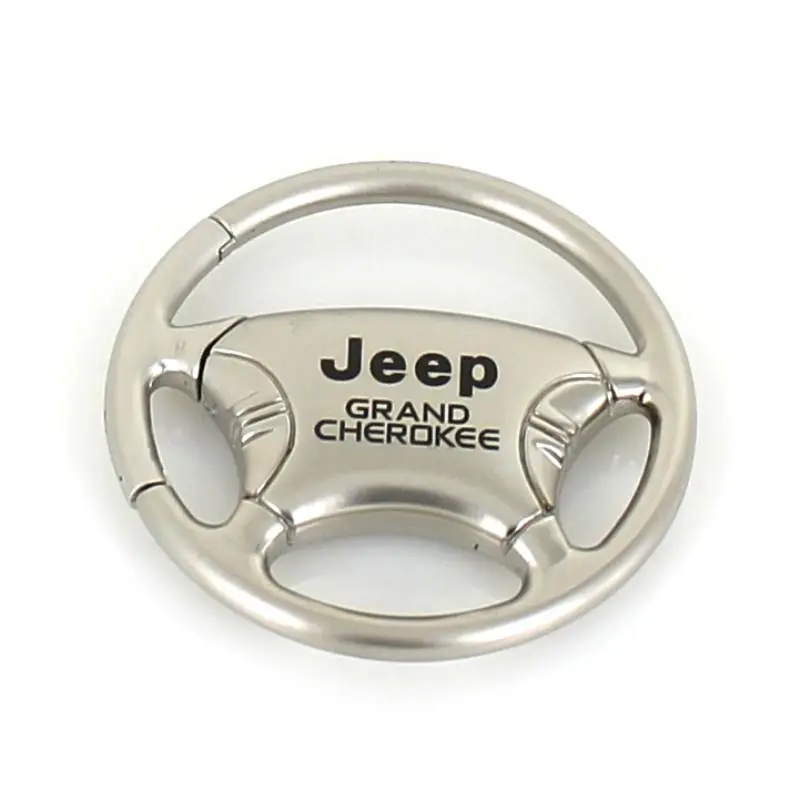 Jeep Grand Cherokee Steering Wheel Keychain (Chrome) 1