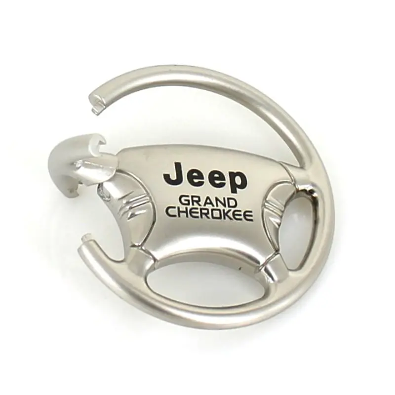 Jeep Grand Cherokee Steering Wheel Keychain (Chrome) 2