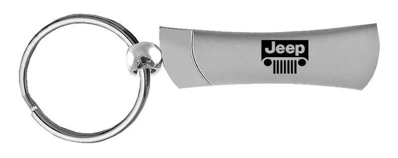 Jeep Grill Blade Keychain (Chrome) 1
