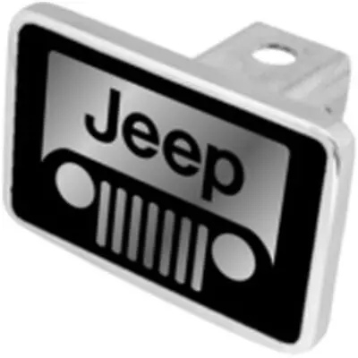 Jeep Grill Hitch Cover (Black) 1