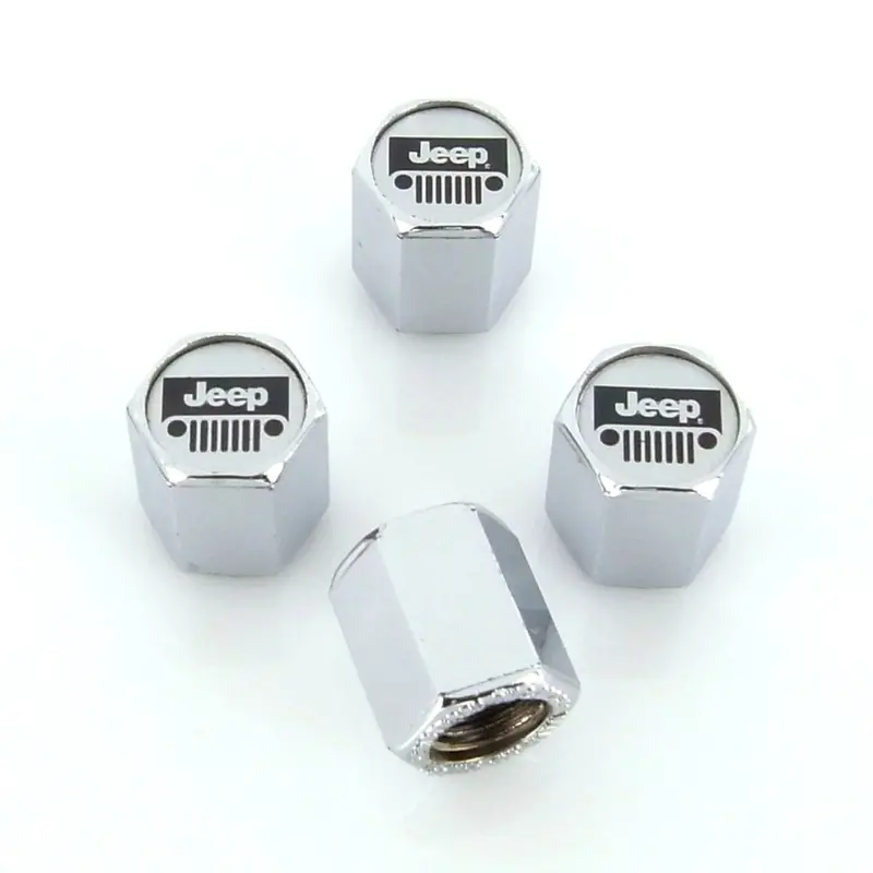 Jeep Grill Logo Tire Stem Valve Caps 2