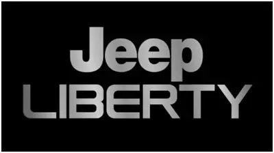 Jeep Liberty Lazer-Tag Acrylic License Plate (Black) 1