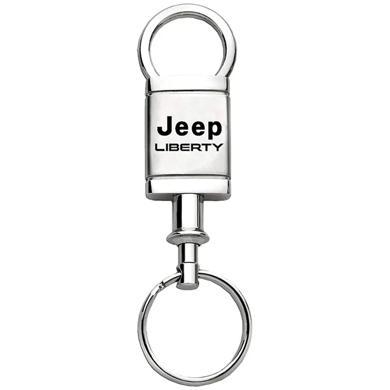 Jeep Liberty Satin Valet Keychain (Chrome) 1