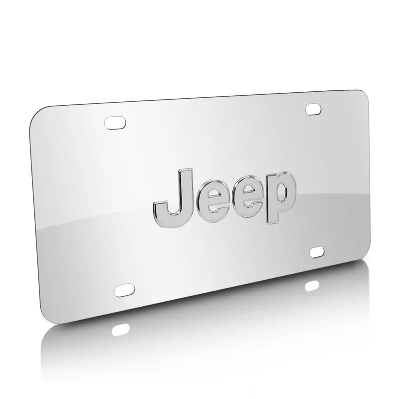 Jeep License Plate (Chrome) 1