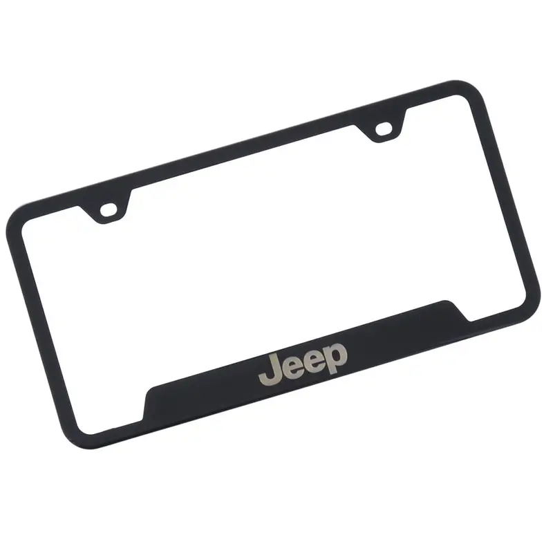 Jeep License Plate Frame (Black) 1