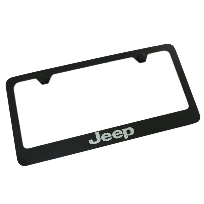 Jeep License Plate Frame (Black) 1