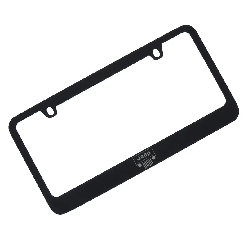 Jeep License Plate Frame (Black) 1
