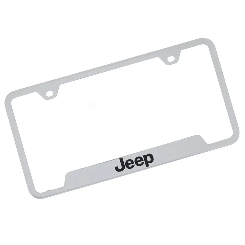 Jeep License Plate Frame (Chrome) 1