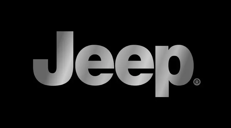 Jeep Logo License Plate (Black) 1