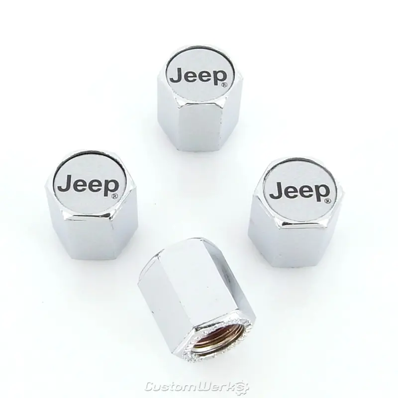 Jeep Logo Tire Stem Valve Caps 1
