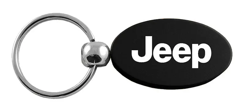 Jeep Oval Key Fob (Black) 1