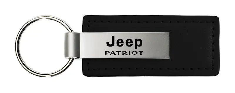 Jeep Patriot Leather Keychain (Black) 1