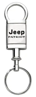 Jeep Patriot Satin Chrome Valet Key Chain (Silver) 1