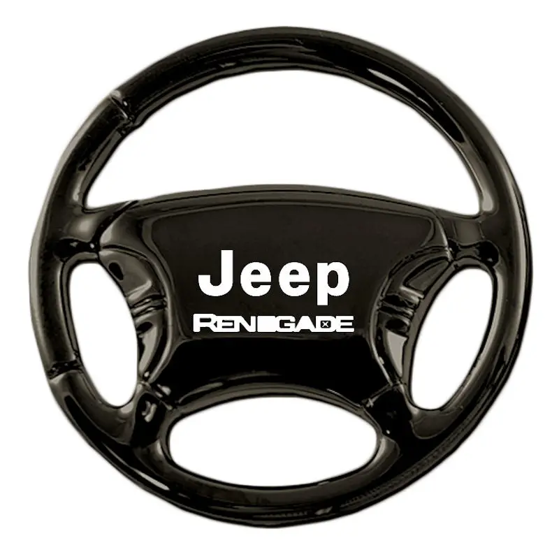 Jeep Renegade Steering Wheel Key Ring (Black) 1