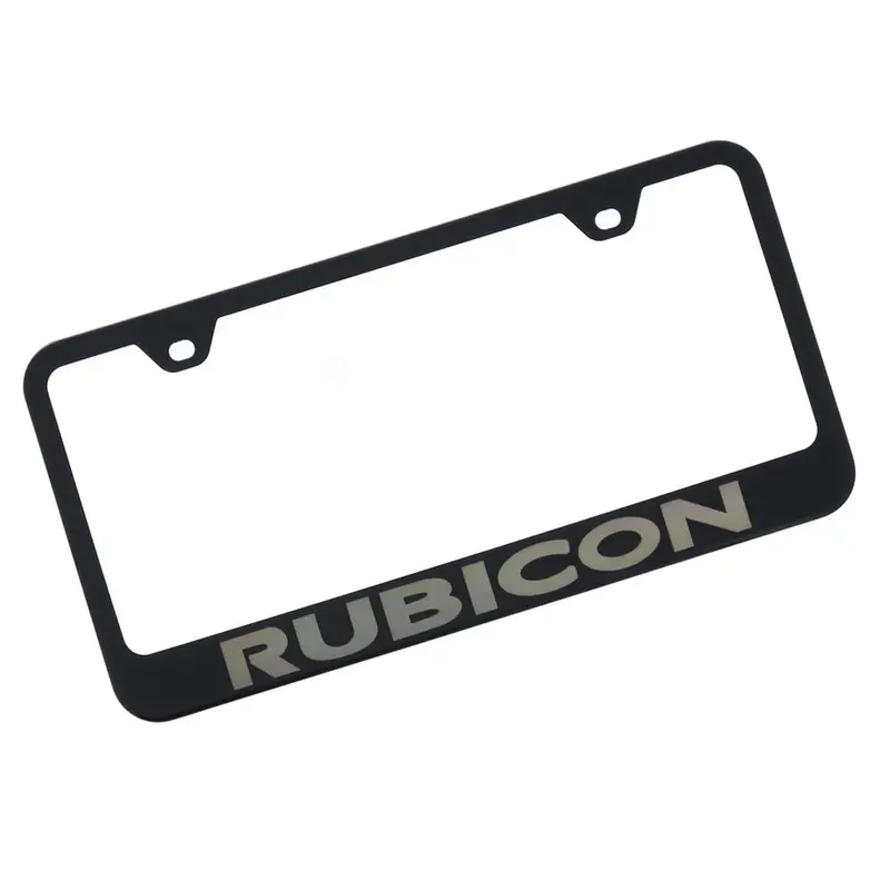 Jeep Rubicon License Plate Frame (Black) 1